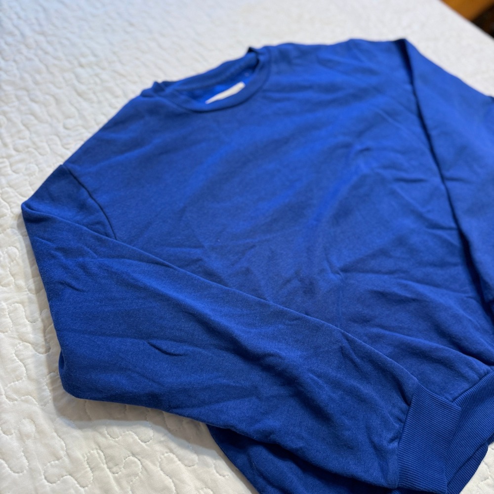 Urban Basics Women XL Sweatshirt Royal Blue Crewneck LOUNGEWEAR ATHLEISURE BASIC
